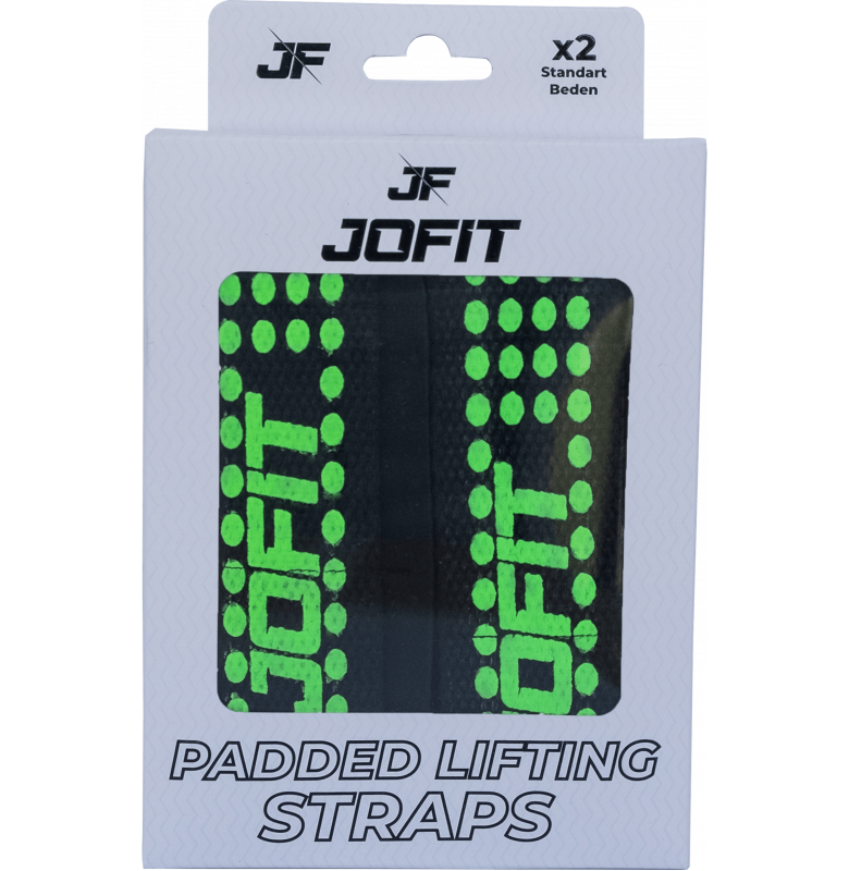 Jofit Pro Lifting Straps Ağırlık Kaldırma Kayışı Siyah Neon Yeşil Ürün ana görseli
