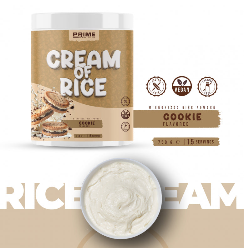 Prime Nutrition Cream of Rice/Pirinç Kreması 750g Kurabiye Aromalı