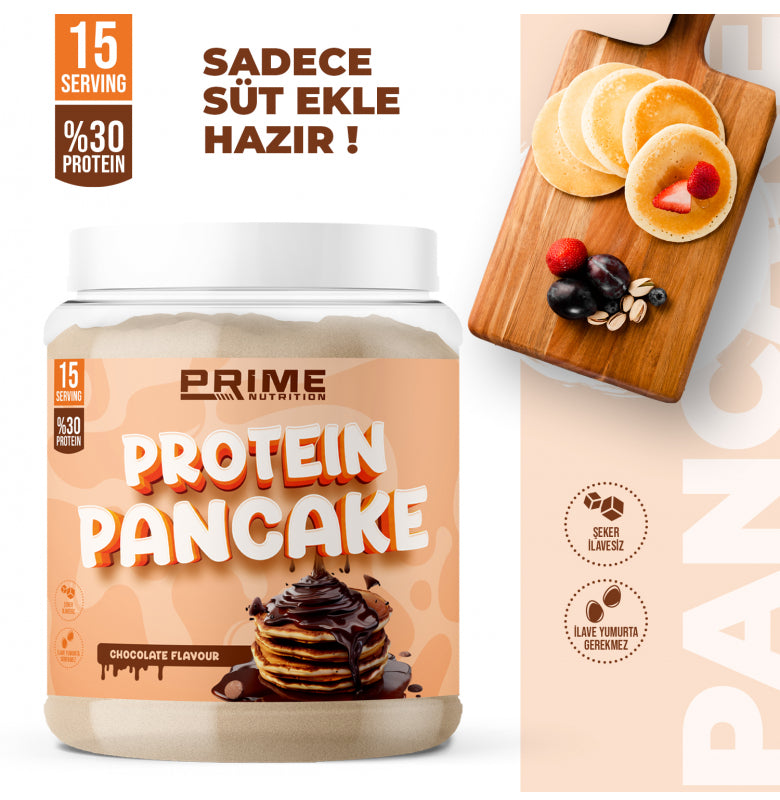 Prime Nutrition Protein Pancake 750g Çikolata Aromalı Toz Pankek Ürün ikincil görseli