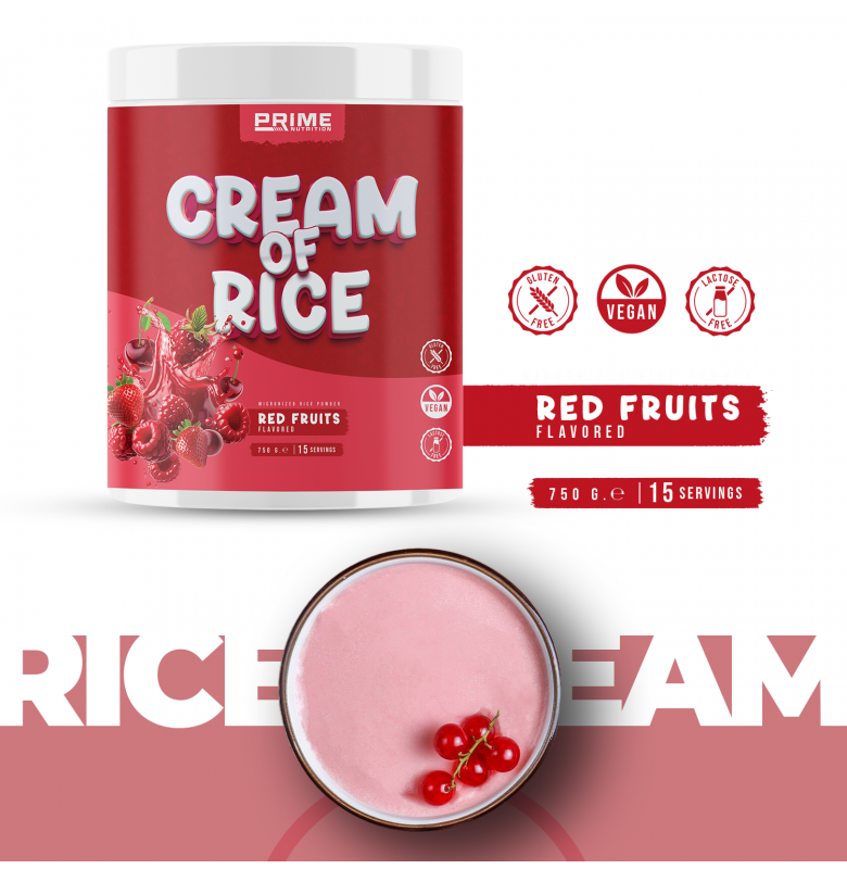 Prime Nutrition Cream of Rice/Pirinç Kreması 750g Kırmızı Meyve