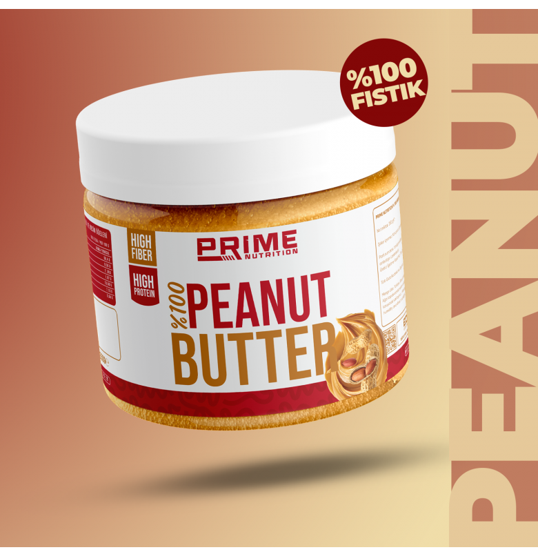 Prime Nutrition %100 Yer Fıstığı Ezmesi 350g (Peanut Butter)