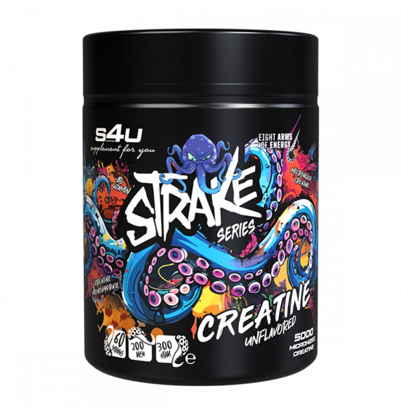 S4U Strike Series Creatine 300g Aromasız Kreatin