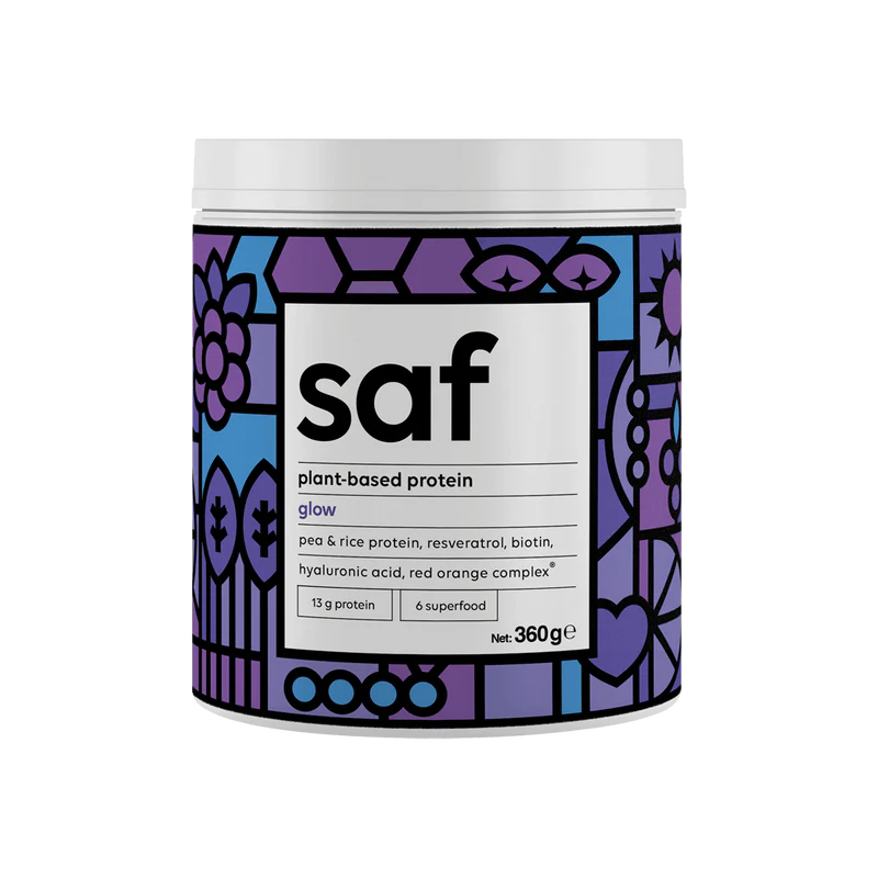 SAF Nutrition Protein Superfood Mix Glow - 360g (Bitki bazlı Protein-Vegan)