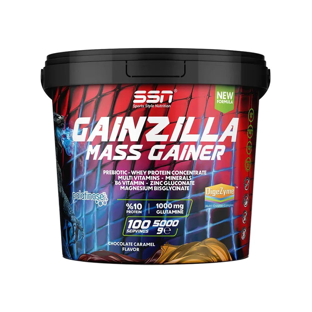 SSN Gainzilla Mass Gainer 5000g Çikolata ve Karamel Aromalı Karbonhidrat