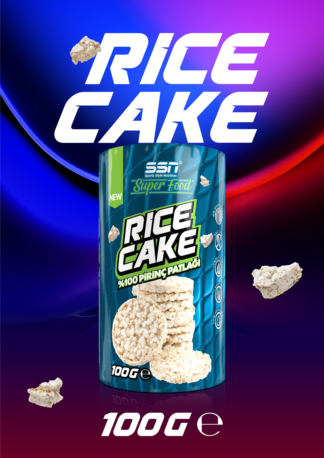 SSN Super Food Rice Cake 100g Pirinç Patlağı