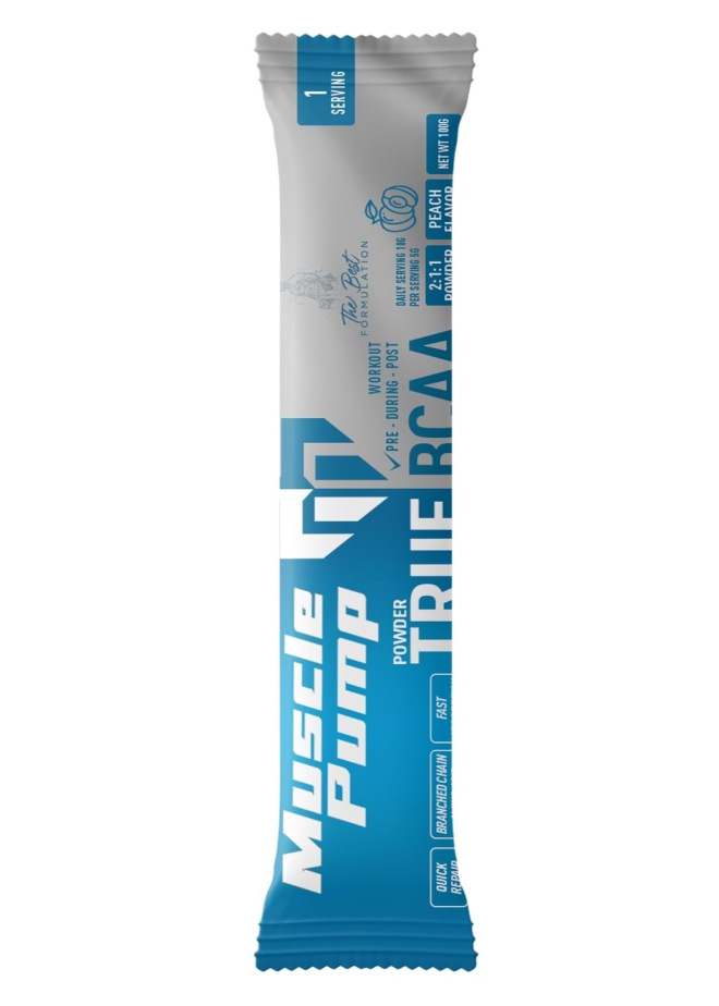 Muscle Pump BCAA 2:1:1 True Powder Şeftali Aromalı 5 Gr