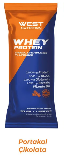 West Whey Protein Portakal Çikolata Aromalı (Tekli)