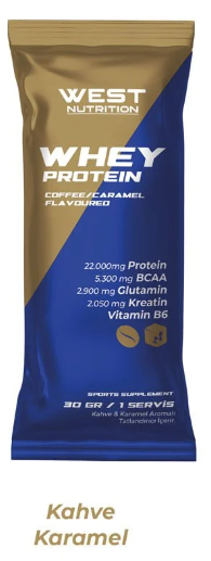 West Whey Protein Kahve ve Karamel Aromalı (Tekli)