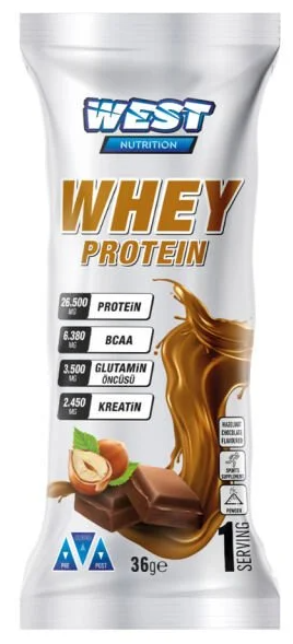 West Whey Protein Fındık ve Çikolata Aromalı Protein Tozu Ürün ana görseli