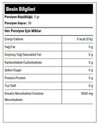 Hardline Creatine Creapure® 250g - Aromasız Toz Mikronize Kreatin