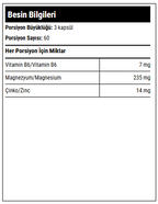 Hardline ZMA Uyku Destek Takviyesi 180 Kapsül | Magnezyum, Çinko, B6