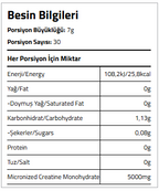 Bigjoy CreaBig 210g Ananas Aromalı Toz Mikronize Kreatin Monohidrat