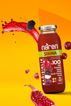 Naren Sıkma %100 Nar & Karadut & Vişne & Elma ve Siyah Havuç Suyu - 250ml