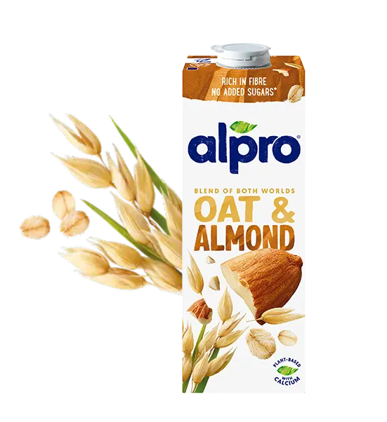 ALPRO Hafer-Mandelmilch 1 l – Laktosefreies Kräutergetränk  Zweitbild
