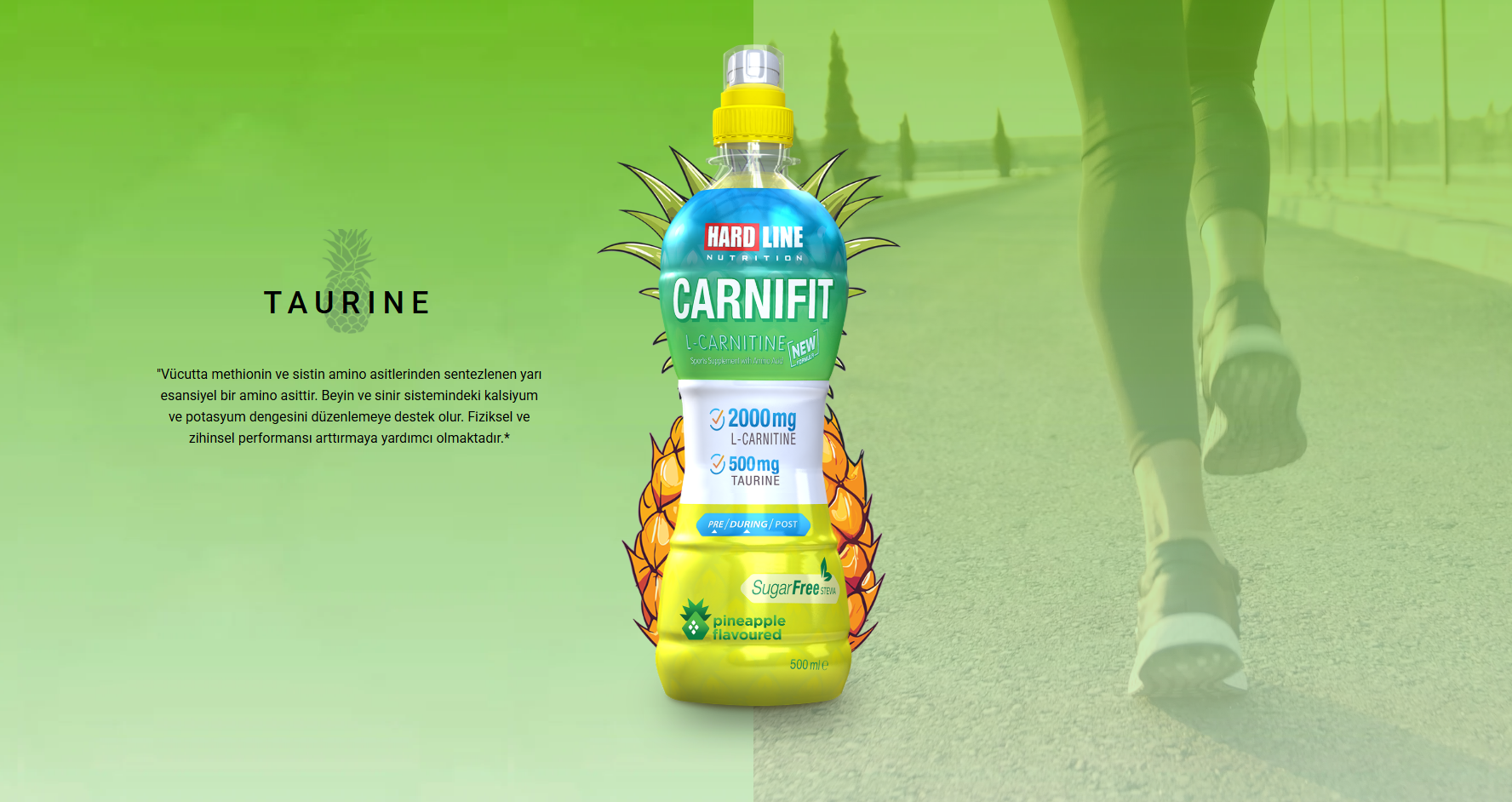 Hardline Carnifit L-Carnitine Ananas Aromalı Sporcu İçeceği