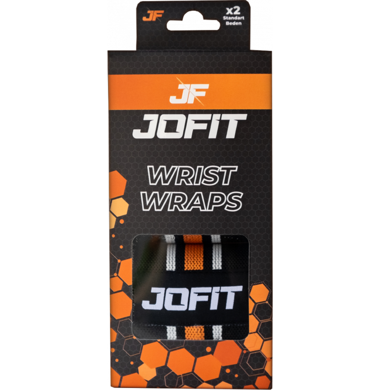 Jofit Wrist Wraps Wrist Support Black Orange Main image