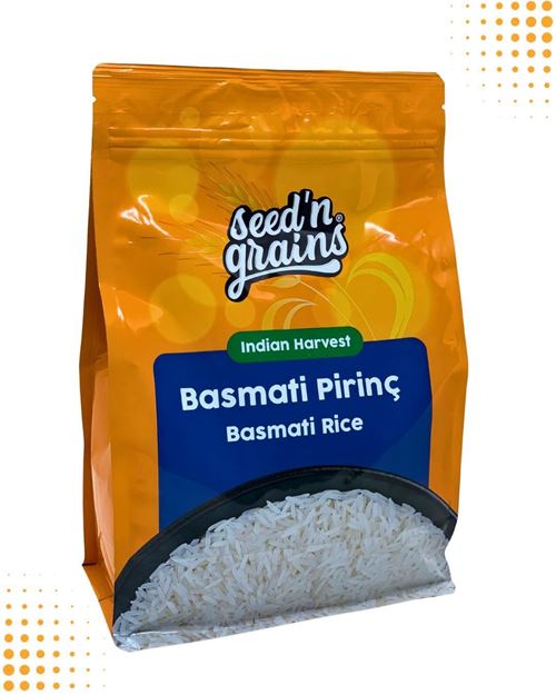 Seed'n Grains İthal Basmati Pirinç 1000g - Premium Kalite
