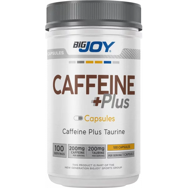 Bigjoy Sports Caffeine Plus - 100 Kapsül (Kafein ve Taurine)