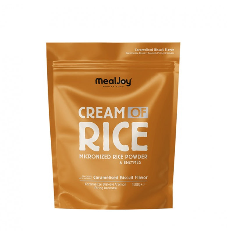 Mealjoy Cream Of Rice 1000g Karamelize Bisküvi Aromalı Pirinç Kreması Ürün ana görseli