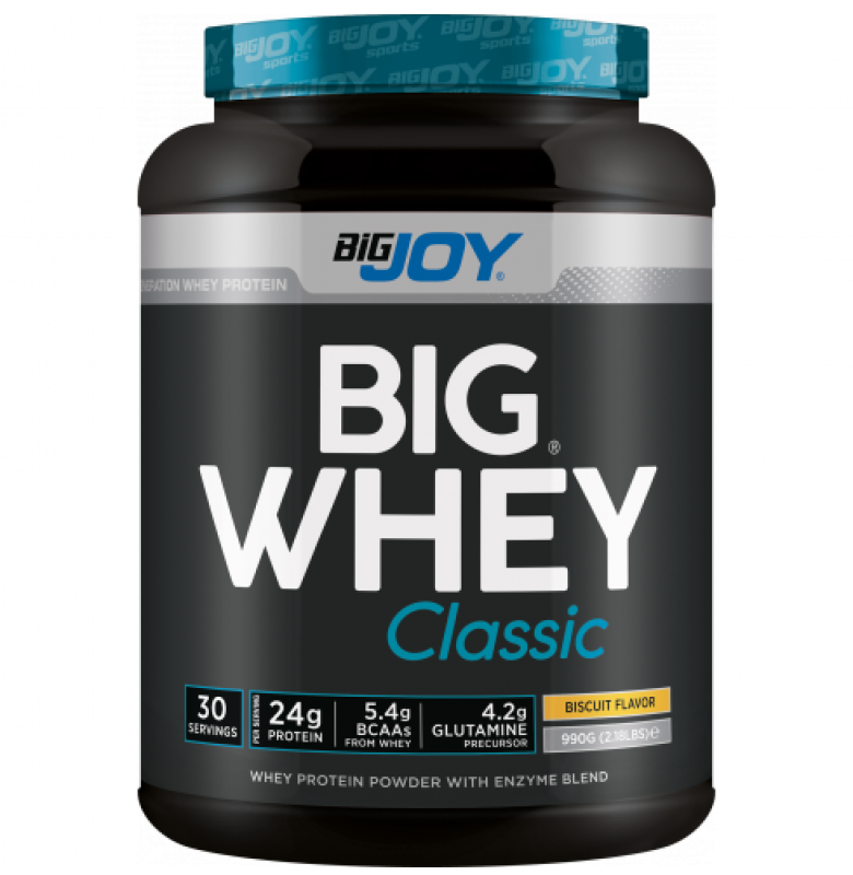 Bigjoy BIGWHEY Whey Protein 990g - Bisküvi Aromalı Protein Tozu