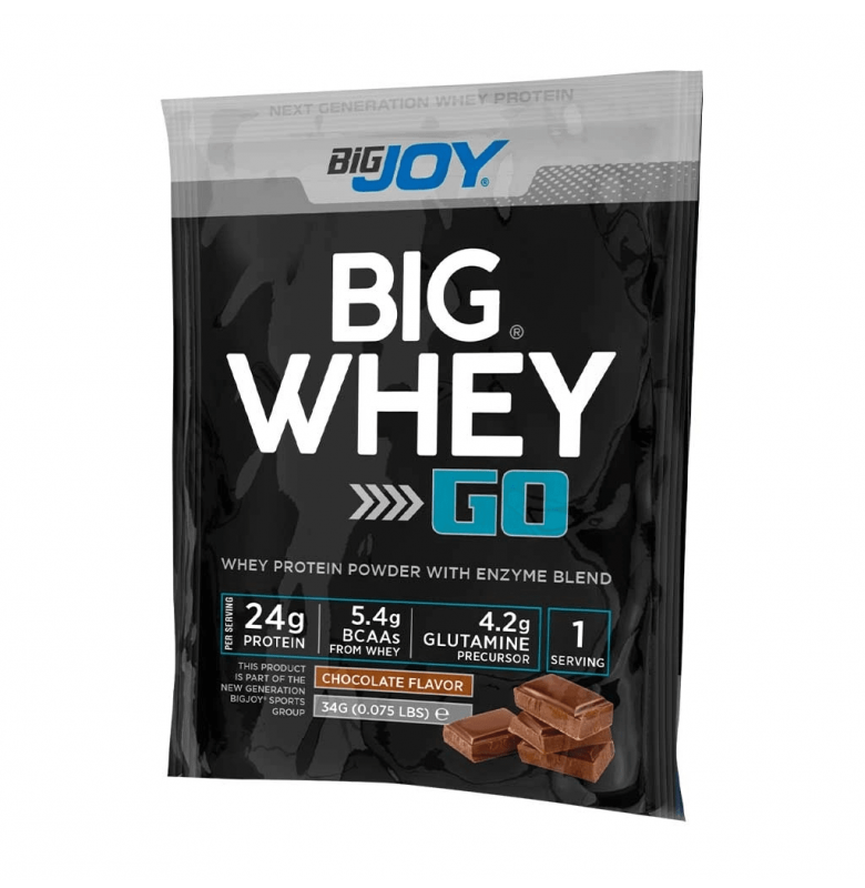 Bigjoy Big Whey Go Protein – Schokoladengeschmack, Einzelproteinpulver Hauptbild