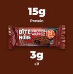Bite & More Choco Rush Protein Waffle 50g - Çikolata Dolgulu (Tekli)