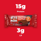 Bite & More Sour Cherry Love Protein Waffle 55g - Vişne Dolgulu (Tekli)