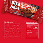 Bite & More Sour Cherry Love Protein Waffle 55g - Vişne Dolgulu (Tekli)