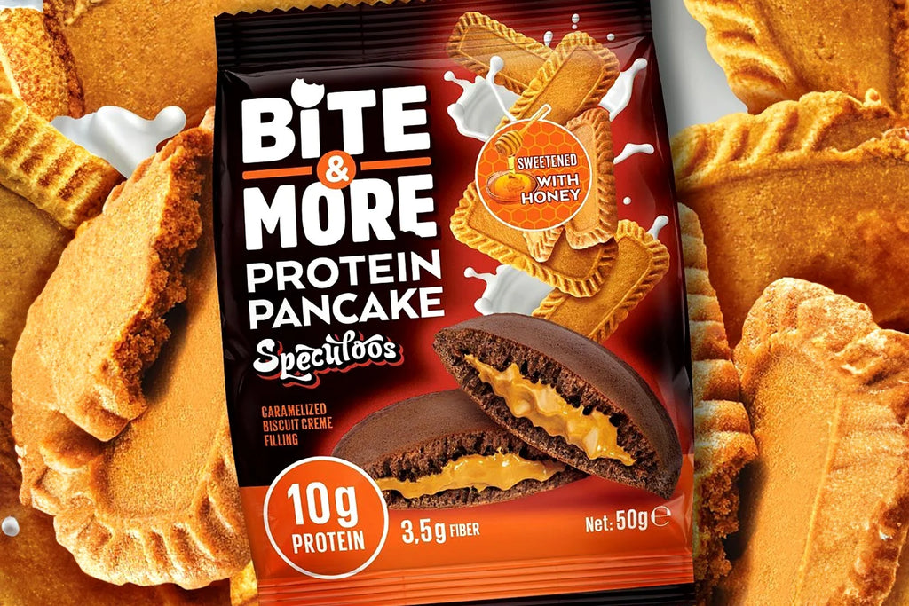 Bite & More Proteinli Pancake 50g  Speculoos Kurabiyeli Pankek(Tekli)