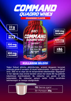 SSN Command Quadro Whey 2100g - Çilek Aromalı Protein Tozu