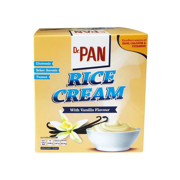 Dr. PAN Rice Cream 400g Vanilyalı - Karbonhidrat Desteği Ürün ana görseli
