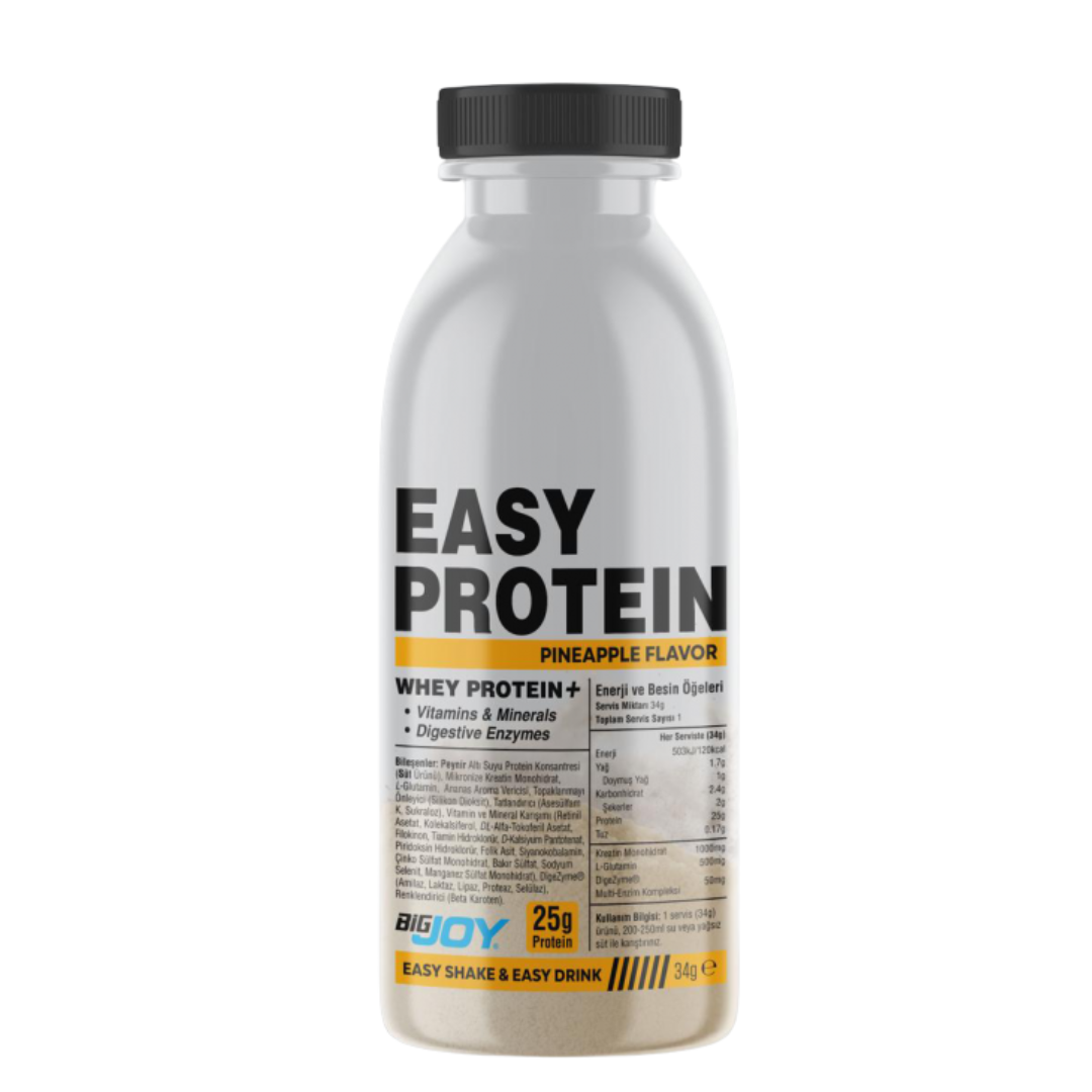 Bigjoy Easy Protein Tozu 34g - Ananas Aromalı (Tekli) Ürün ana görseli