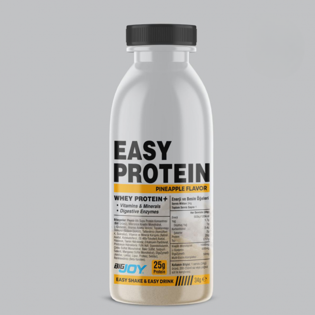 Bigjoy Easy Protein Tozu 34g - Ananas Aromalı (Tekli) Ürün ikincil görseli