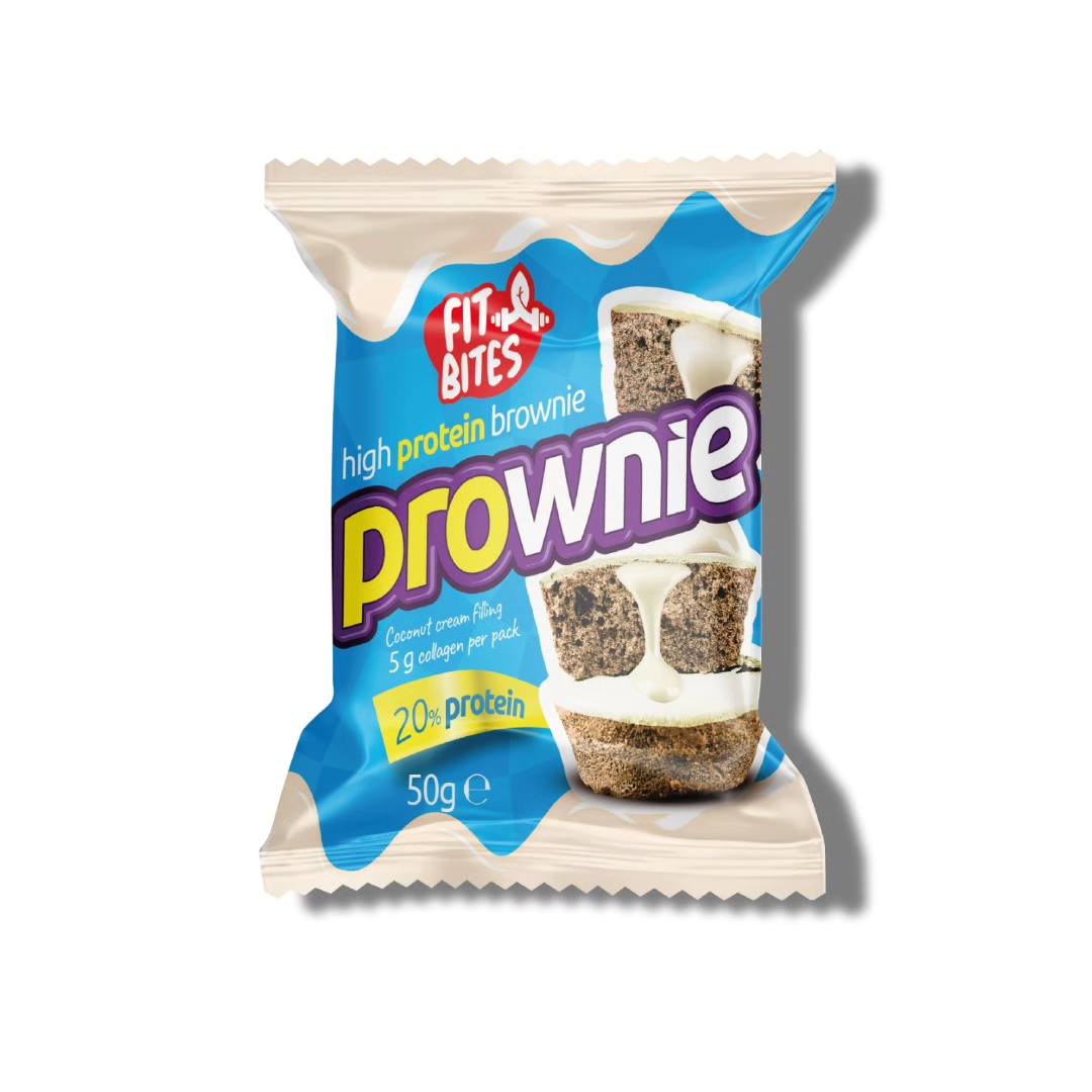 Fit Bites Prownie Yüksek Protein Brownie 50g Hindistan Cevizi (Tekli) Ürün ana görseli
