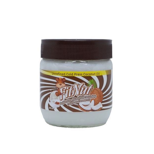 FitNut Hindistan Cevizi Yağı 300g - Soğuk Sıkım ve Rafine