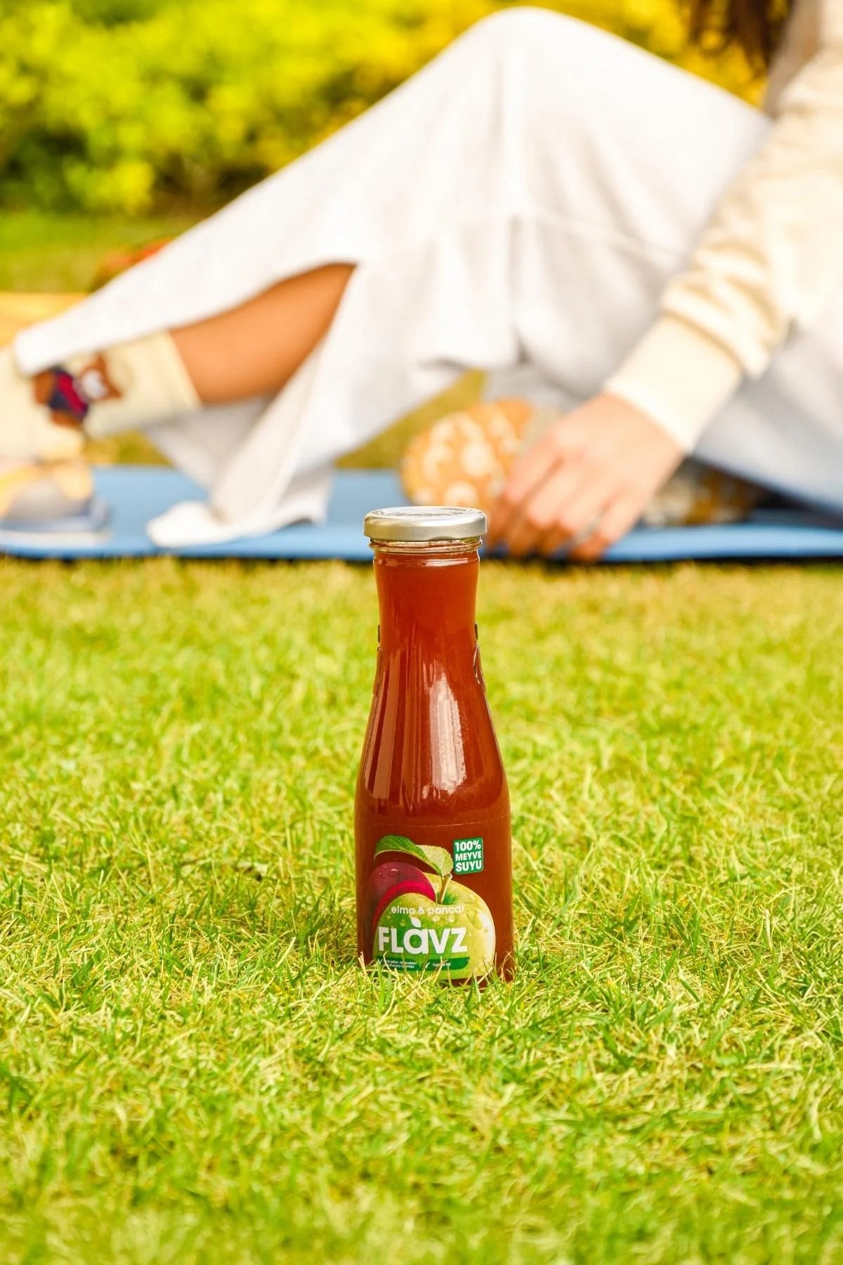 Flavz %100 Doğal Elma ve Pancar Meyve Suyu - 250ml Cam Şişe