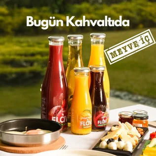 Flavz %100 Doğal Elma Sıkma Meyve Suyu - 640ml Cam Şişe