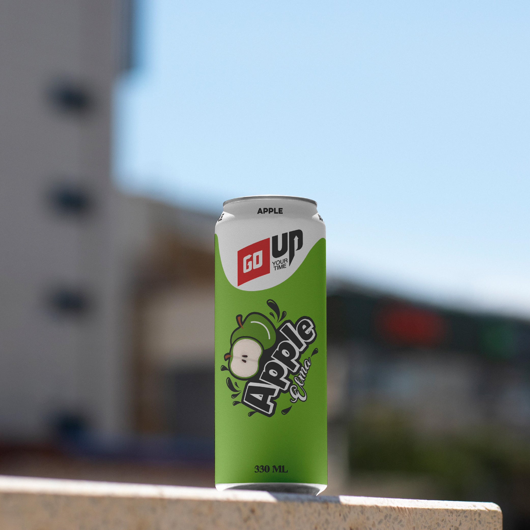 GO UP Elma Aromalı Gazlı İçecek - 330ml