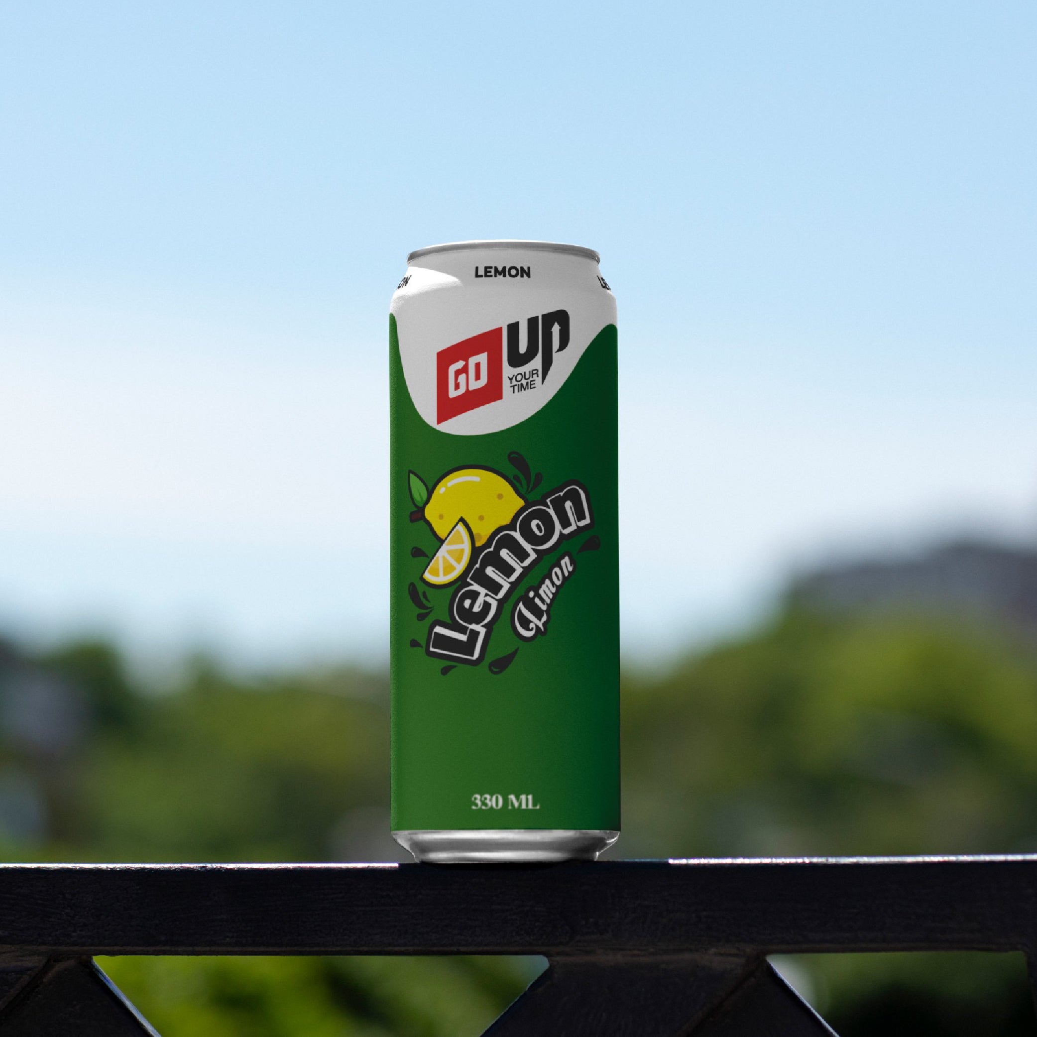 GO UP Zitronen-Erfrischungsgetränk mit Kohlensäure - 330 ml Hauptbild