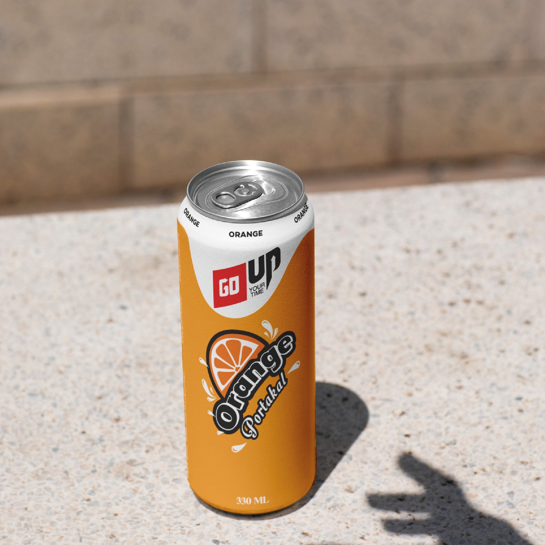 GO UP Erfrischungsgetränk mit Orangengeschmack – 330 ml Hauptbild