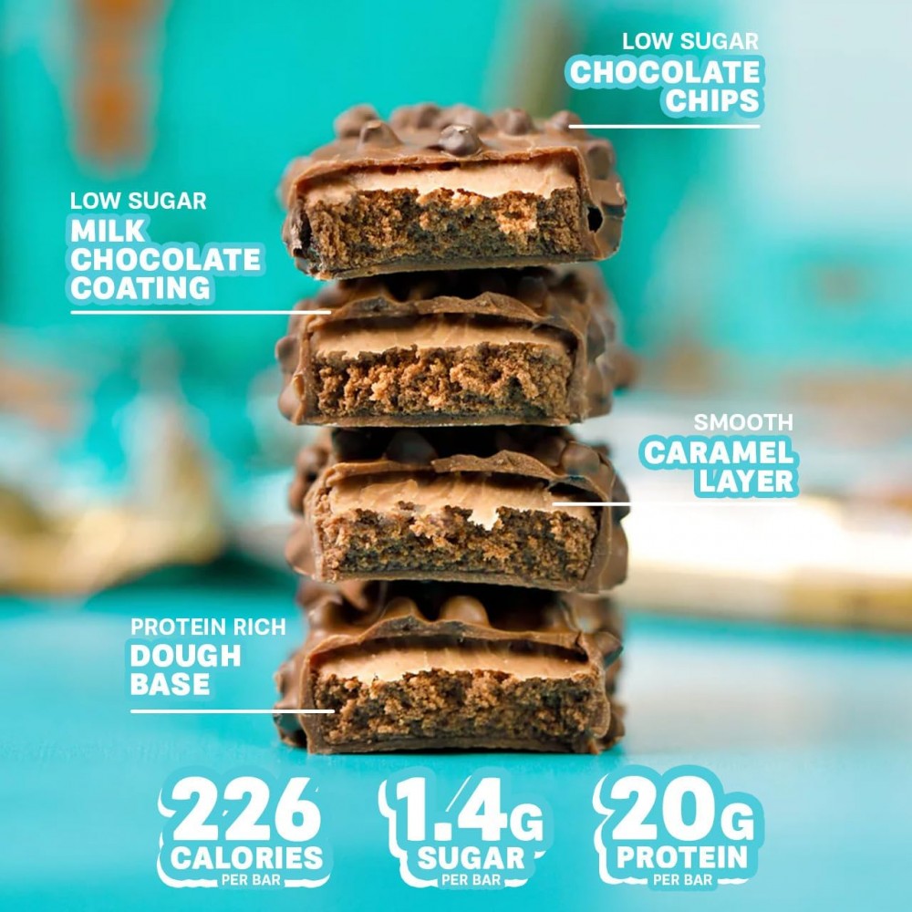 Grenade Salted Caramel Protein Bar (Tekli) Çikolata Parçalı Tuzlu Karamel