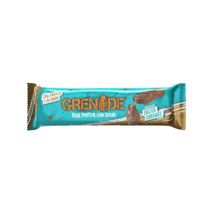 Grenade Salted Caramel Protein Bar (Tekli) Çikolata Parçalı Tuzlu Karamel