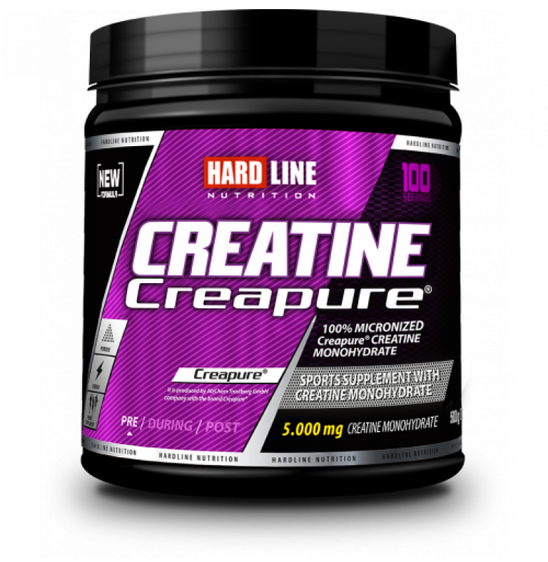 Hardline Creatine Creapure® 500g - Aromasız Toz Mikronize Kreatin Ürün ana görseli