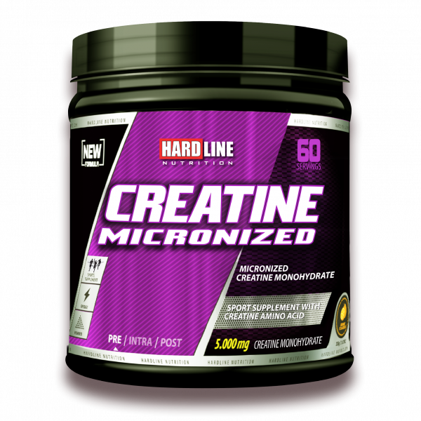 Hardline Creatine Micronized 336g - Portakal Aromalı Mikronize Kreatin