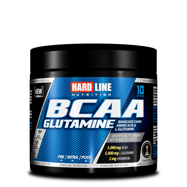 Hardline BCAA + Glutamin 115g - Aminosäuren mit Cola-Geschmack  Hauptbild