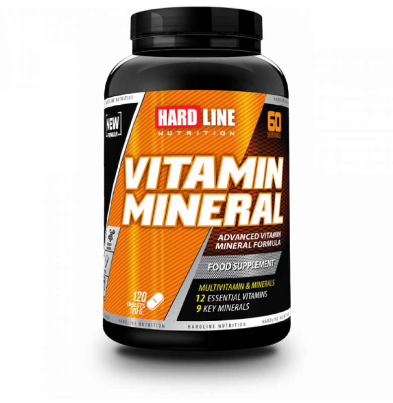 Hardline Vitamin Mineral 120 Tablet