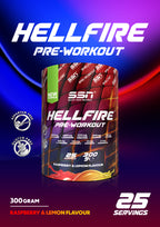 SSN HellFire Pre-Workout 300g - Ahududu Limon Aromalı
