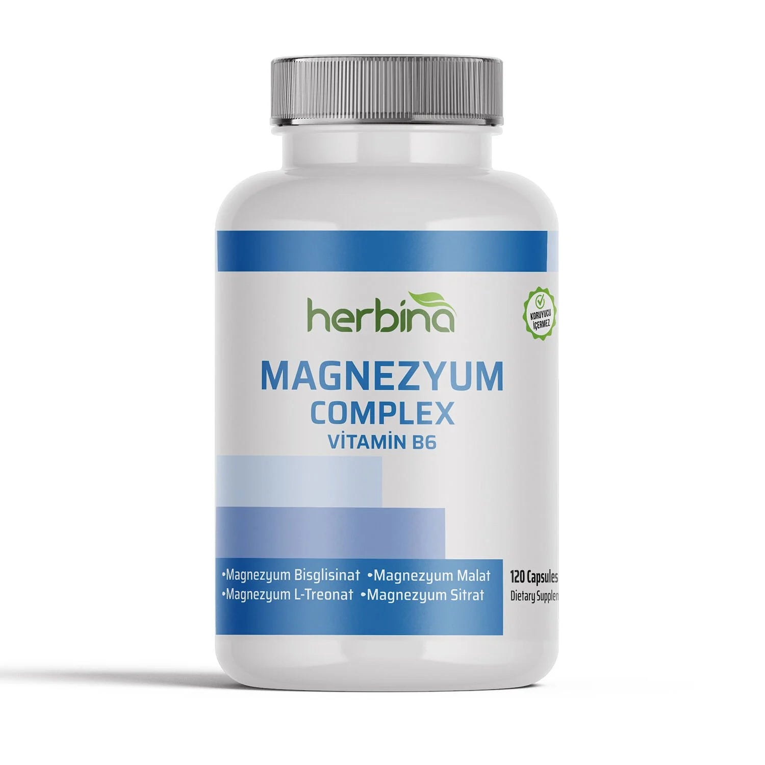 Herbina Magnezyum Kompleks 4'lü Form 120 Kapsül Ürün ana görseli