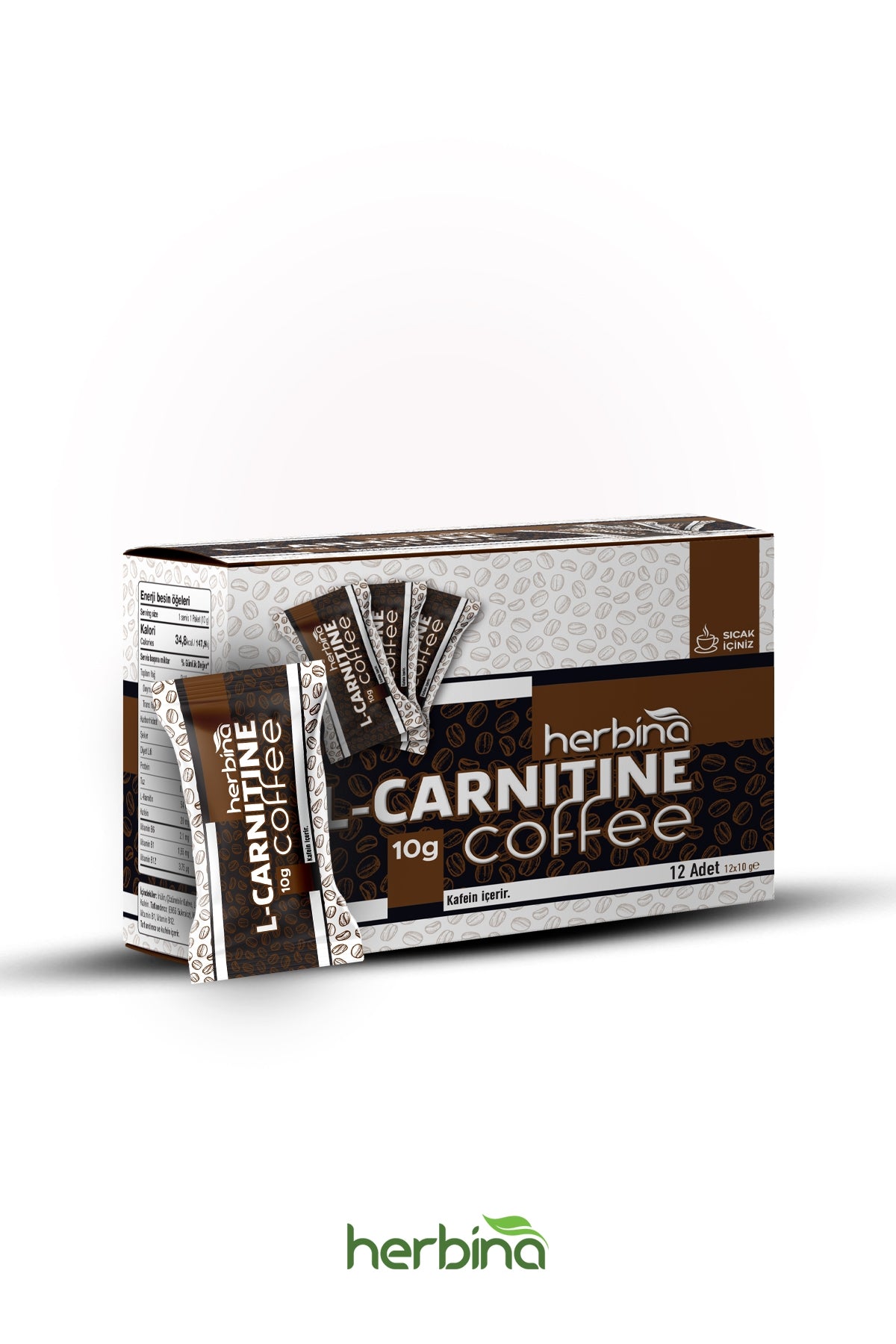 Herbina L-Karnitin Kahve 10g (12li Kutu) Ürün ana görseli