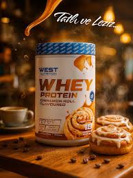 West Whey Protein Tozu 540g 18 Servis - Cinnamon Roll Aromalı